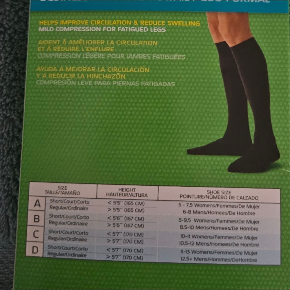 NIB Curad Mild Compression Socks Size S